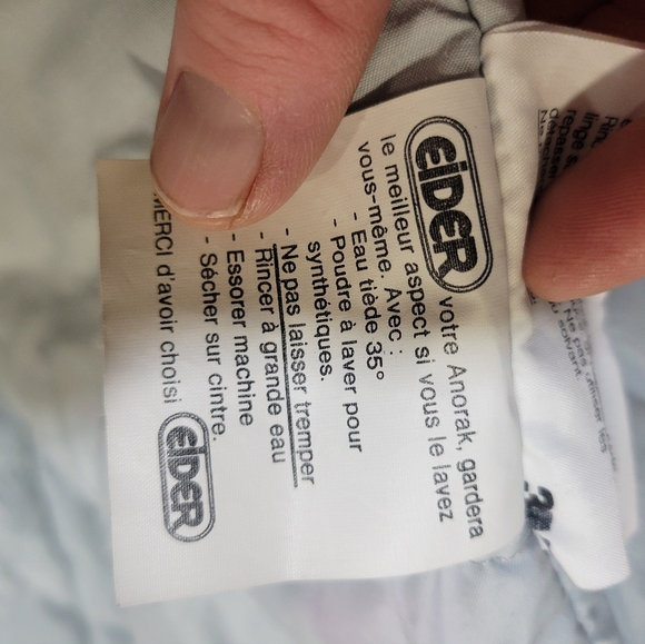 Vintage Eider mens ski jacket made in France sz 3 medium - Picture 8 of 15